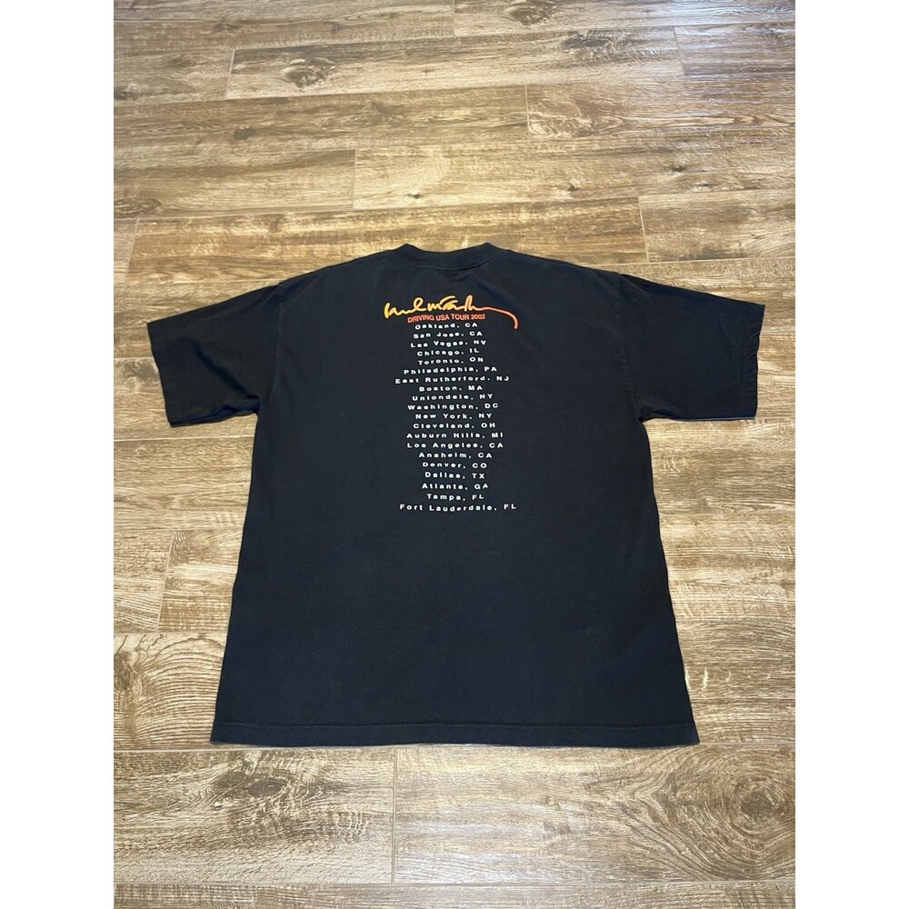 Vintage Paul McCartney T-Shirt XL 2002 Driving USA Tour Giant Tag Original Band - Picture 7 of 8